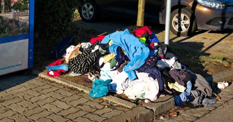 Used clothes are no longer allowed to be thrown in the trash—but the collection containers are disappearing, as well. So, what to do?
