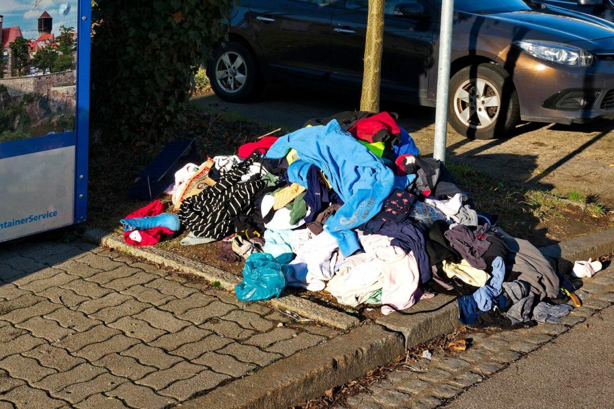 Used clothes are no longer allowed to be thrown in the trash—but the collection containers are disappearing, as well. So, what to do?