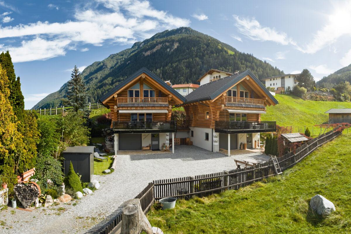 Exterior view of Marco Spiss's sustainable vacation homes