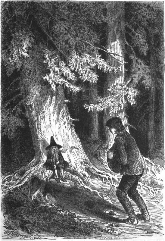 Fairytale scene from “The Cold Heart” in the Black Forest