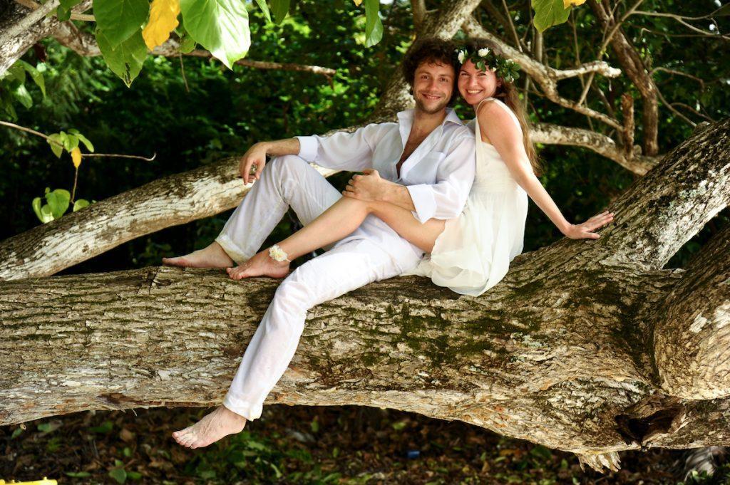 Wedding Cerf Island resort