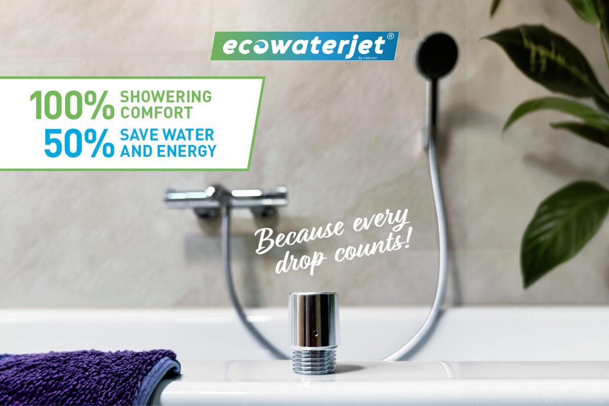 Ecowaterjet by rabmer Duschkopf