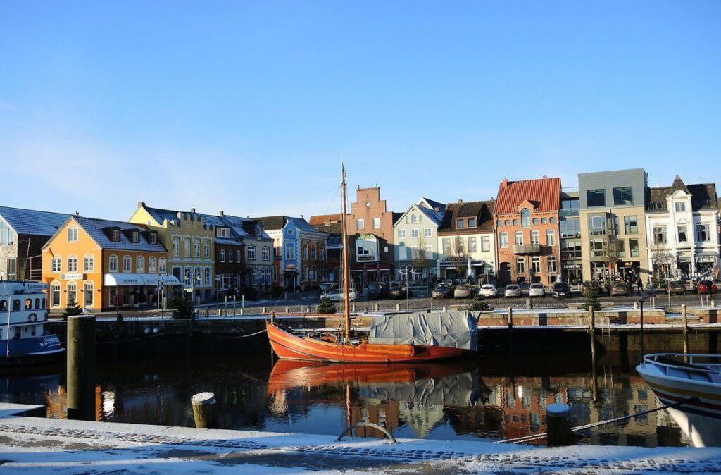 Husum in the winter