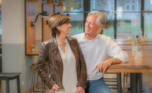 Die Hoteliers Marion Muller und Lombertus Muller vom Lifesylehotel SAND an der Ostsee. Portrait