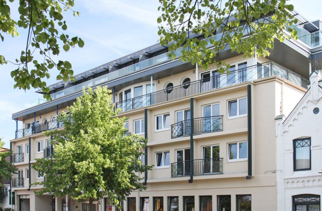 Außenansicht nachhaltiges Hotel SANDglow in Husum