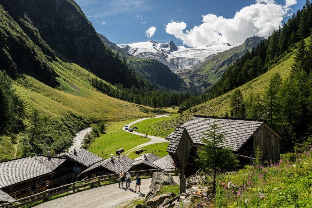 View of an Austrian valley in East Tyrol
