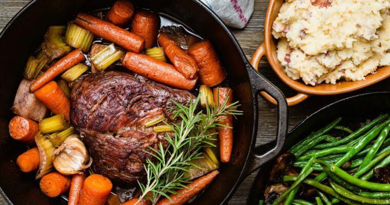 Braised organic beef shoulder — a classic Gut Sonnenhausen dish