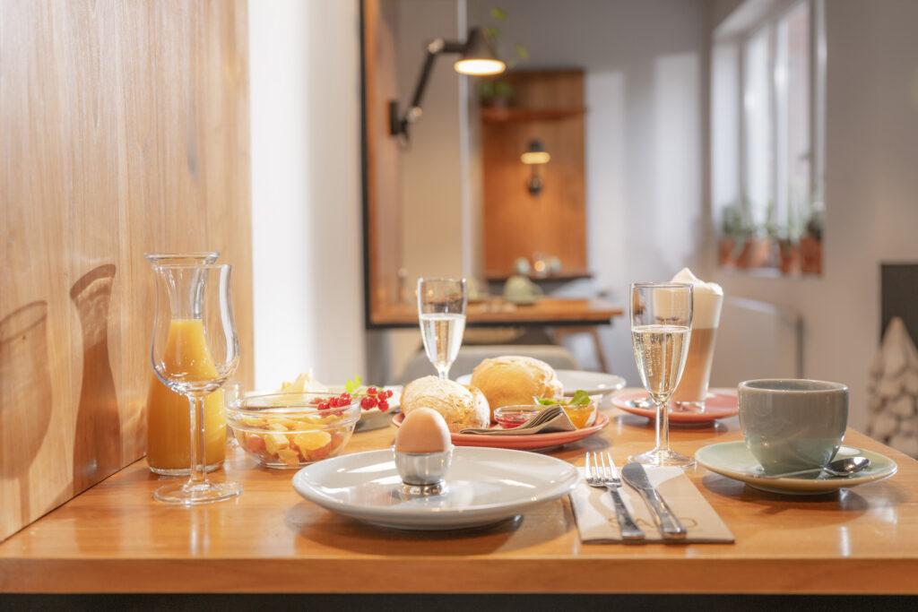 Zero-Waste Breakfast with a Breakfast Egg at the Lifestylehotel SAND