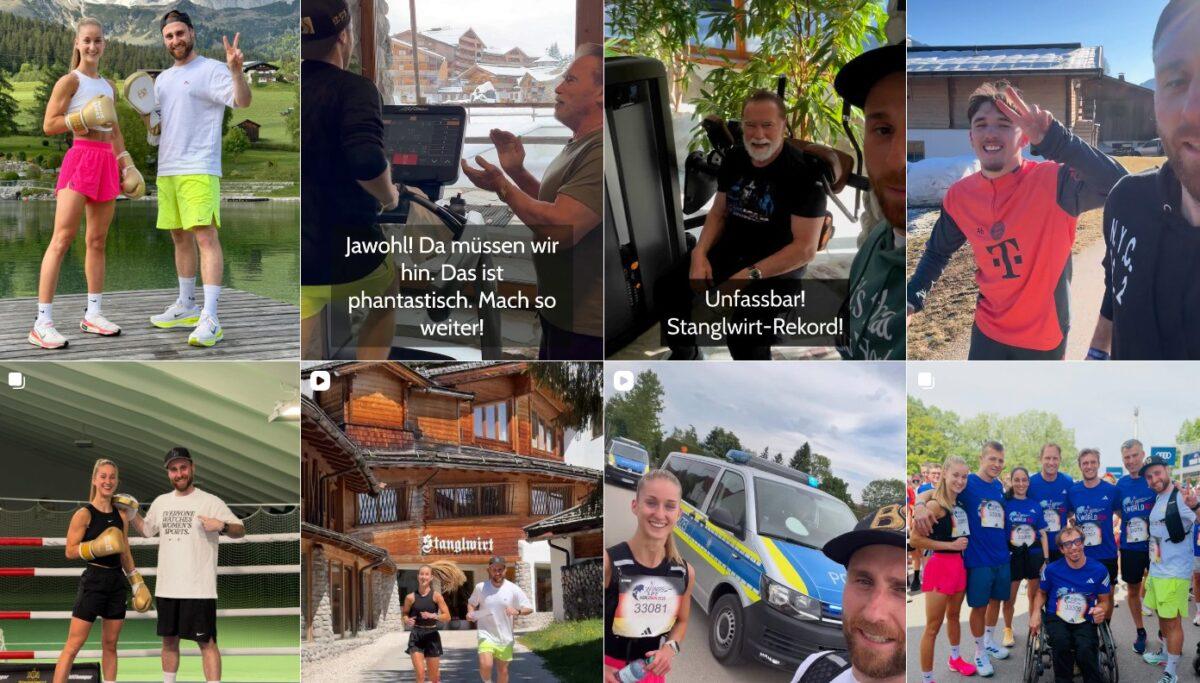 Personal Trainer Bjön Schulz hilft Gästen vom Stanglwirt aus der Komfortzone herauszukommen.